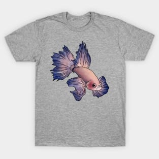 Purple and pink fish T-Shirt